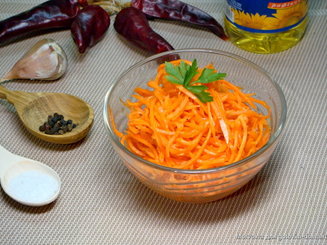 Быстрая корейская морковь