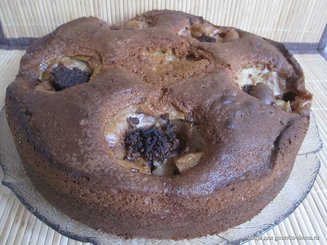 Пирог " Яблочки с шоколадом"