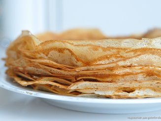 Заварные блины на йогурте