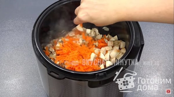 Безумно-пребезумно обалденная каша из 4-х круп с грибочками фото к рецепту 1