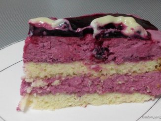 Délice au cassis - Торт-мусс с чёрной смородиной (2 варианта)