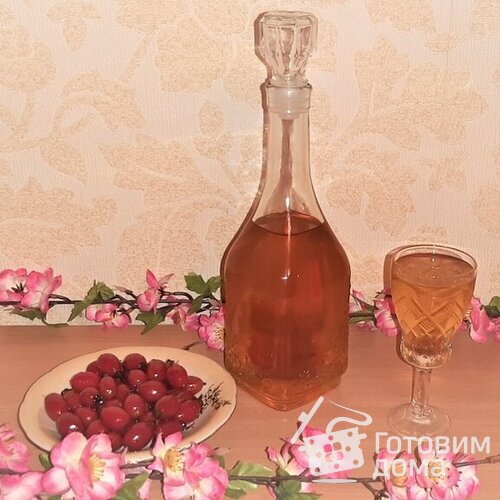 Слабоалкогольный напиток из плодов шиповника
