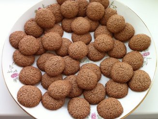 Овсяное печенье с какао