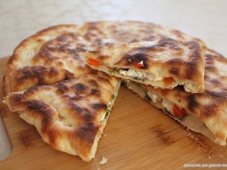 Фокачча на сковороде с любыми начинками