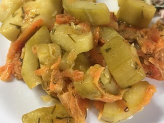 Кабачки тушёные