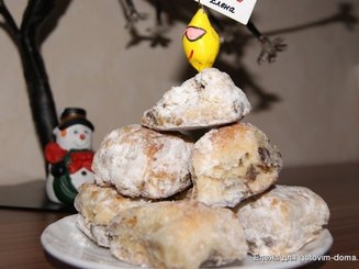 Рождественское  немецкое печенье "Mini-Stollen"