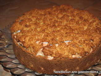 Яблочный пирог с белковой начинкой