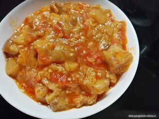 Соте из баклажанов