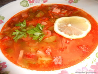 Солянка сборная мясная