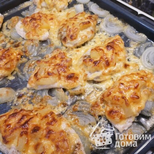 Мясо по французски. Очень сочно и быстро