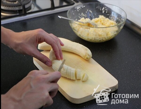 Пирожное кокос-банан фото к рецепту 9