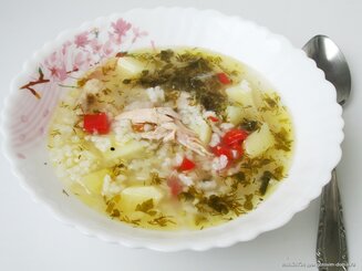 Чорба с рисом и овощами