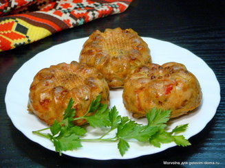 Кекс с овощами