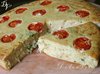 Творожно-хлебная запеканка с сыром и помидорами