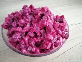 Шведский салат с сельдью
