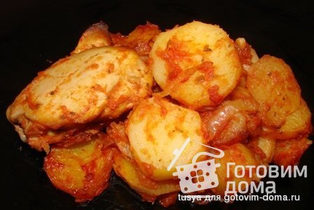 Фрах таген - курица с картофелем по-арабски фото к рецепту 6