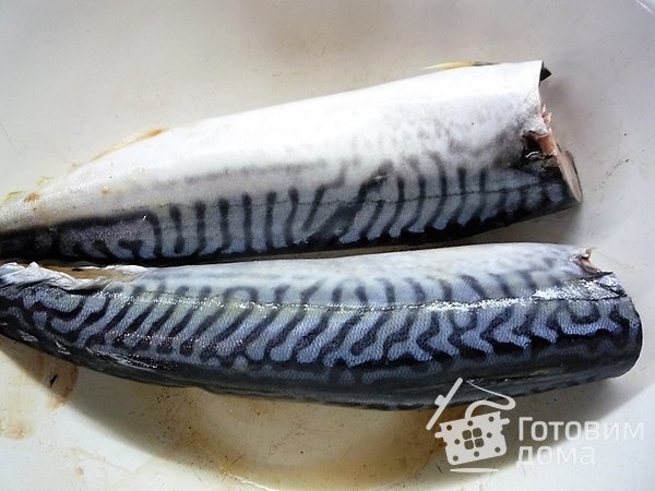 Запеченная скумбрия с кабачками и помидорами черри фото к рецепту 1