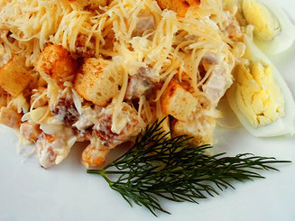 Салат из курицы "Наслаждение вкусом"