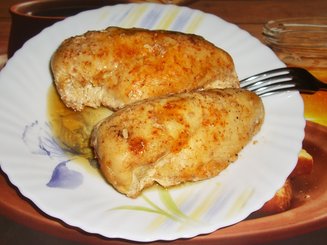 Курица в розовом соусе