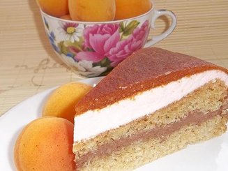 Пирожные с абрикосами и йогуртом