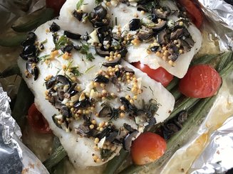 Рыба с овощами по‑провански