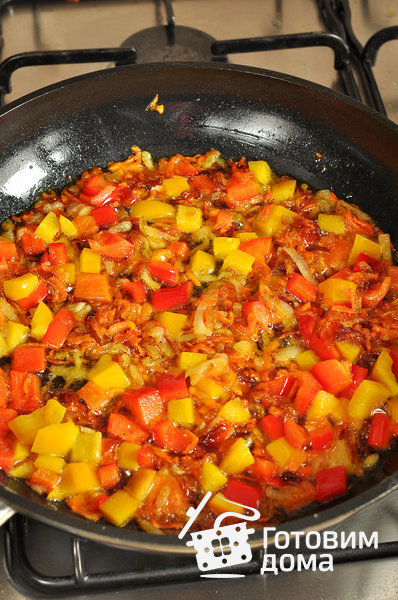 Карп с болгарским перцем и помидорами фото к рецепту 4