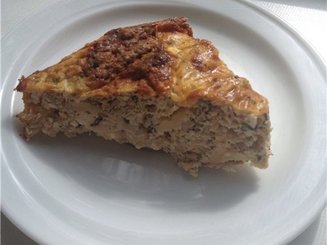 Творожный пирог с брынзой и зеленью