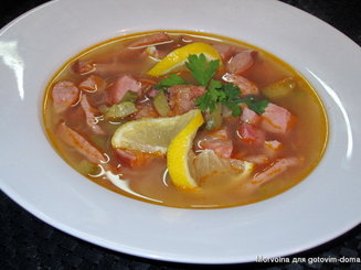 Солянка сборная мясная