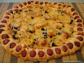 Пицца с вкусным краешком