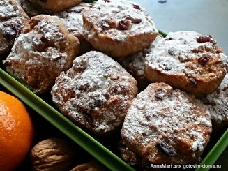 Рождественское  немецкое печенье "Mini-Stollen"