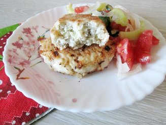Рыбные котлеты с творогом