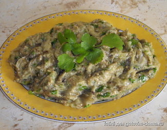 Мэлидзаносалата - салат из баклажанов