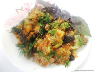 Баклажаны с мясным фаршем по-турецки