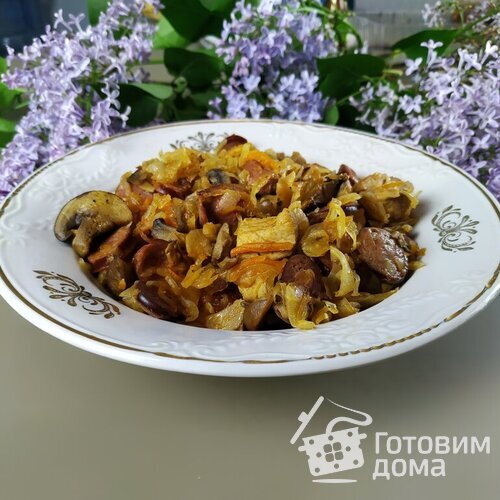 Бигос - тушеное мясо с квашеной капустой
