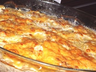 Запеканка из фарша и картофеля