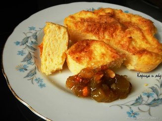 Кукурузные сиченики с творогом