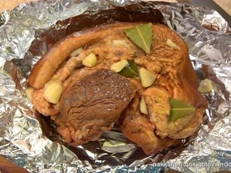 Сало в луковой шелухе