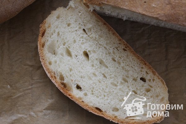 Хлеб на ночной опаре фото к рецепту 2
