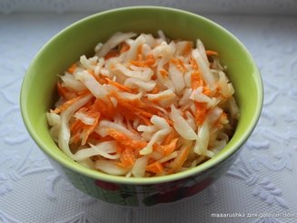 Маринованная капуста по быстрому