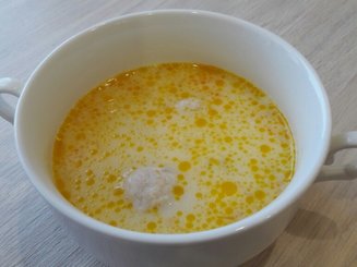 Сырный суп с фрикадельками