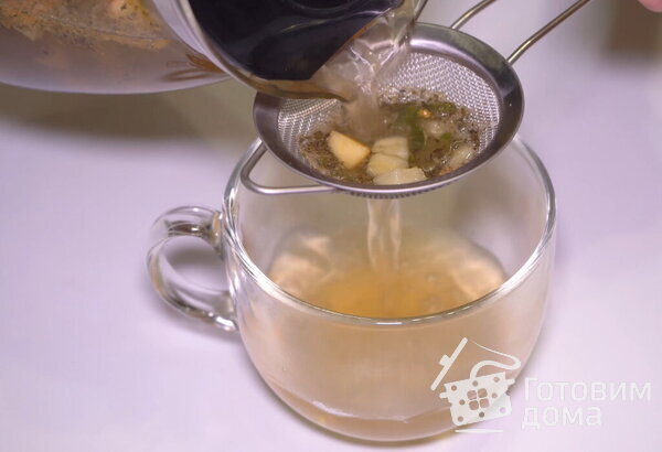 Ромашковый чай с алоэ и киви фото к рецепту 9