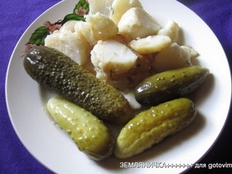 Соленые огурчики хрустящие