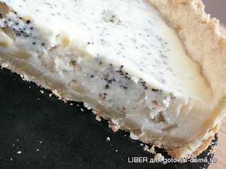 Творожный пирог "Маковый мрамор"