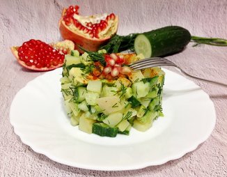 Картофельный салат с авокадо