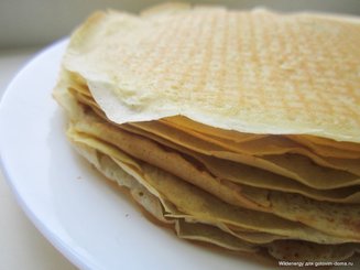 Блины на минералке