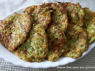 Драники из цуккини с сыром