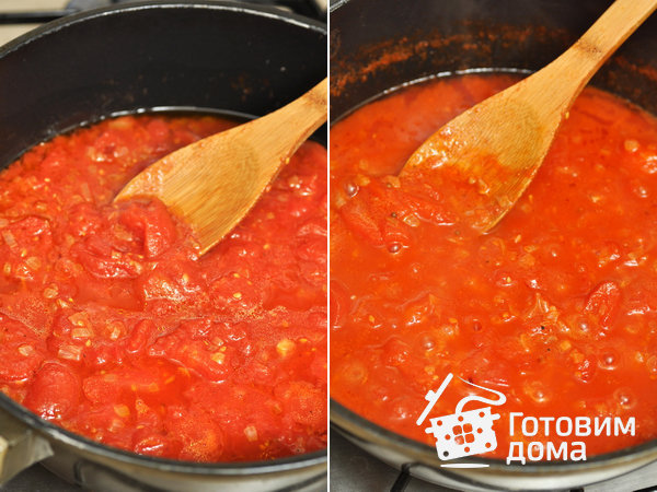 Фасоль со шпинатом в томатном соусе фото к рецепту 5