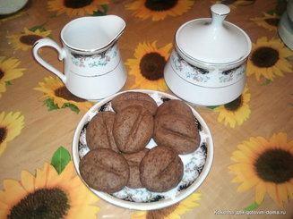 Печенье "Кофейные зёрна с шоколадом"