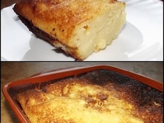 Творожная запеканка с белым шоколадом