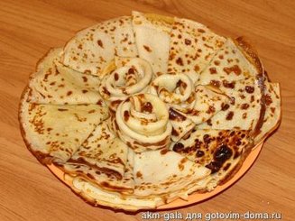Тонкие блинчики на кефире "Ажурные"